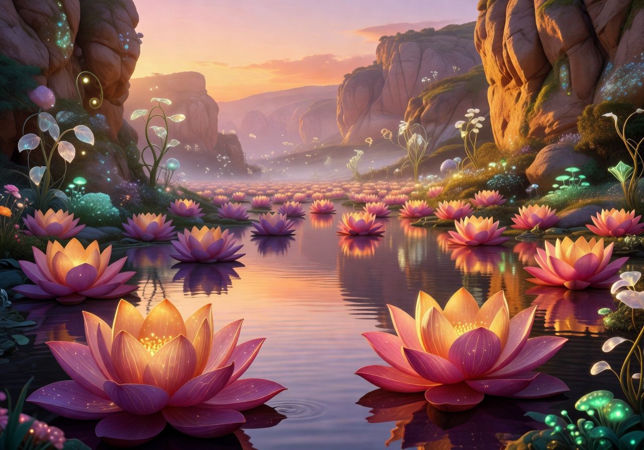 Enchanted Solar Lotus Valley View