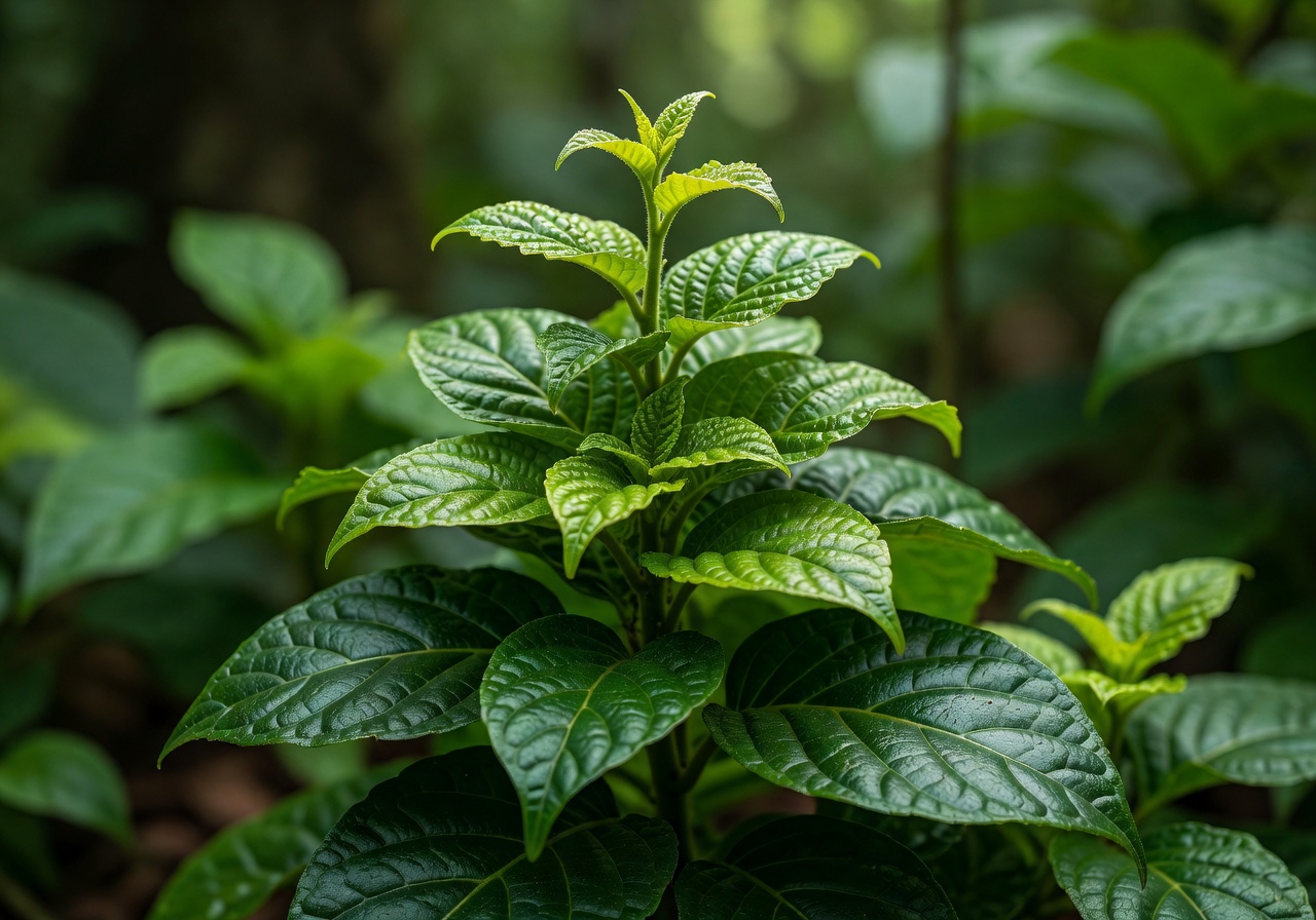 Rich green leaves showing layers of natural plant hierarchy and loyalty progress
